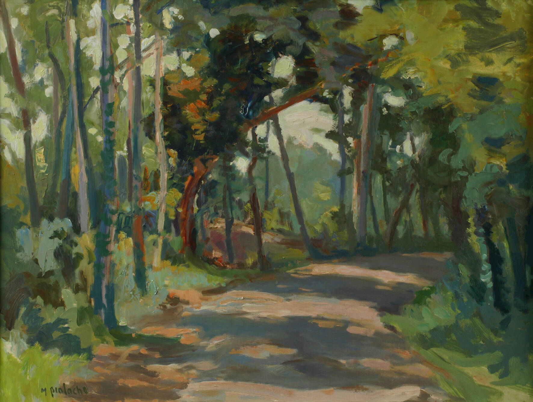 Marcel, Pinloche, Waldweg