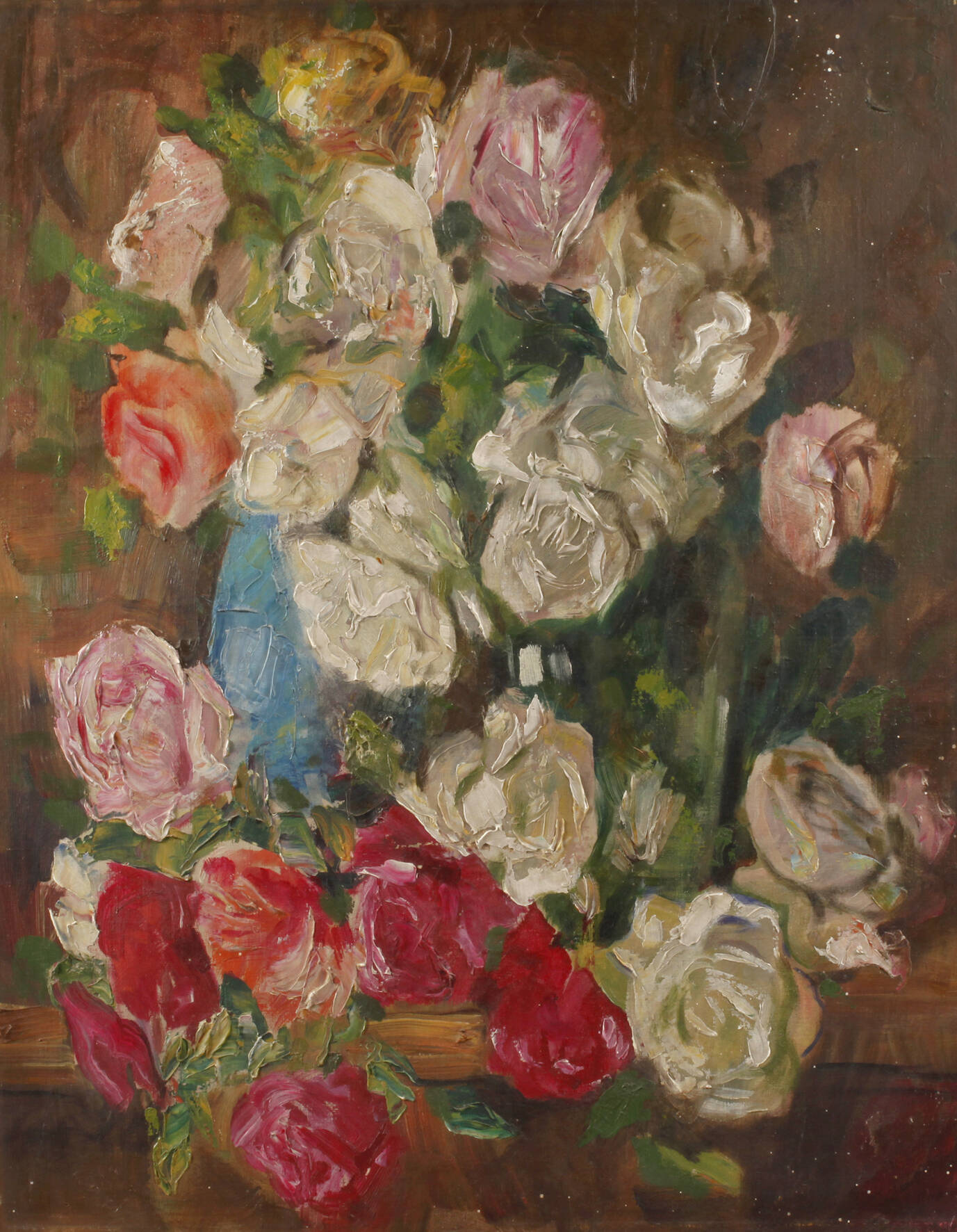 Friedrich von Radler, attr., Rosenstillleben