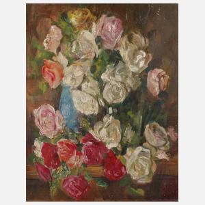 Friedrich von Radler, attr., Rosenstillleben