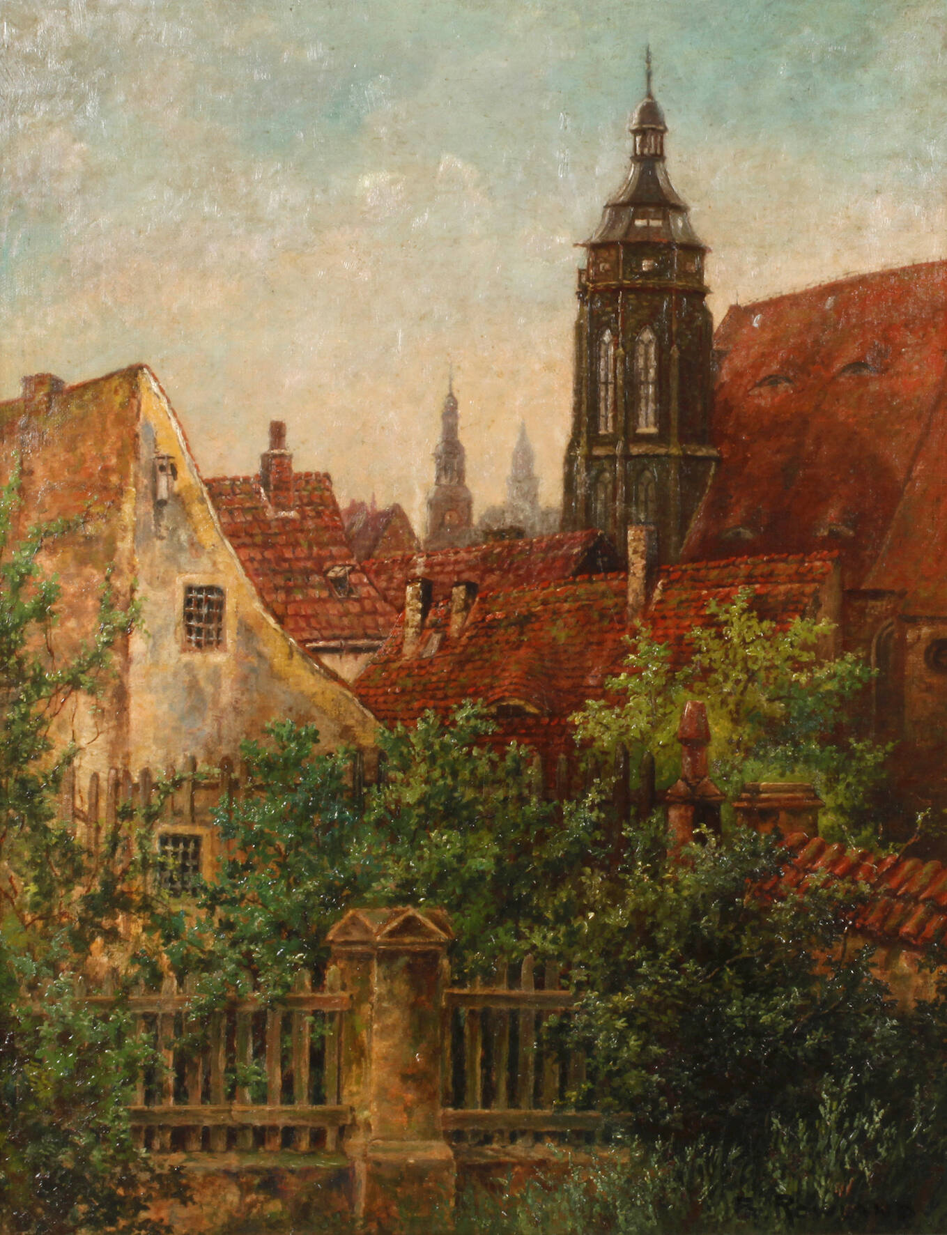 Franz Rowland, Ansicht Pirna