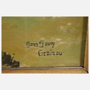 Hans Saum, Blick auf Grainau