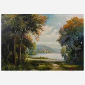 Schiele, Spätsommer am See