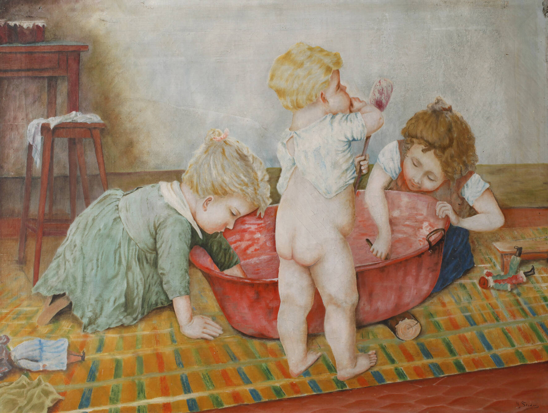 H. Steder, Naschende Kinder