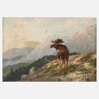 John Theele, "Elch im Hochgebirge"111