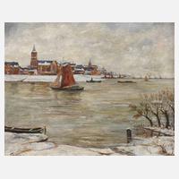 Tillmanns, Stadt an winterlicher Küste111