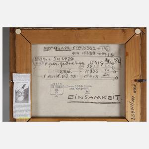 Prof. Hermann Urban, "Einsamkeit"