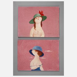 Nicola Vietti, Paar Ölgemälde