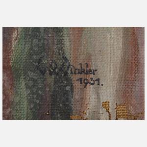 Wilhelm Winkler, attr., Selbstportrait