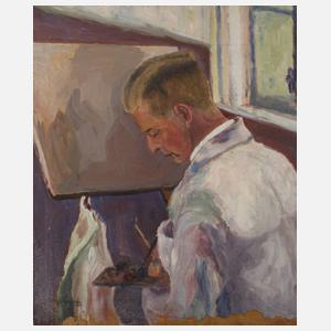 Wilhelm Winkler, attr., Selbstportrait