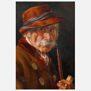 Franz Xaver Wölfle, Pfeifenraucher