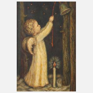 Läutender Weihnachtsengel