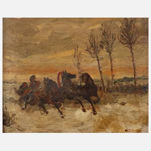 Troika in Winterlandschaft