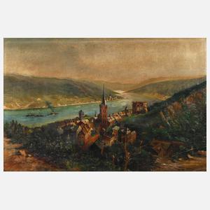 Blick auf Bacharach am Rhein