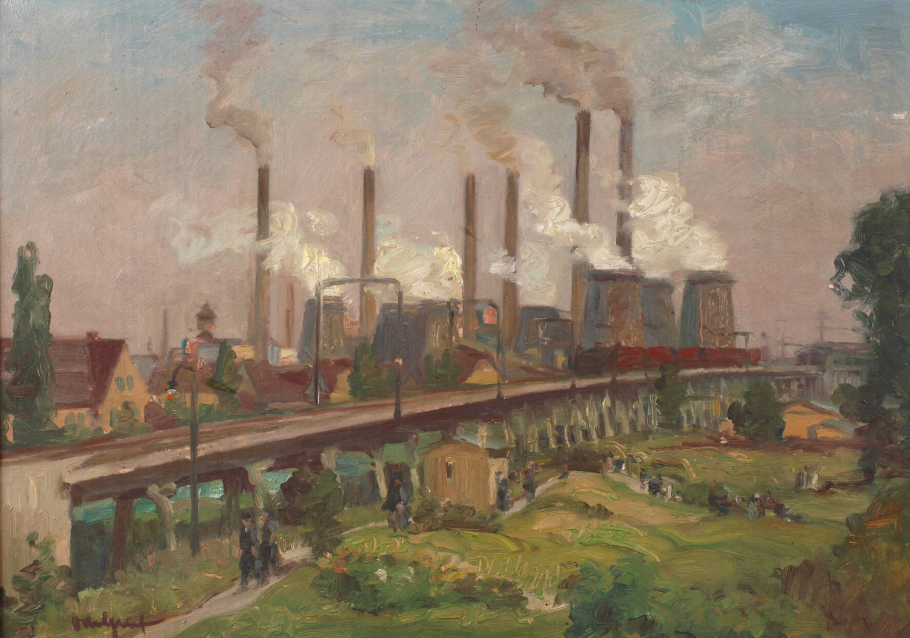 Hochofenanlage in Bitterfeld