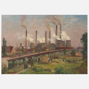 Hochofenanlage in Bitterfeld