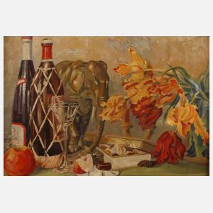 Stillleben mit Papageientulpen