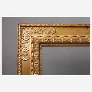 Großer Goldstuckrahmen um 1910