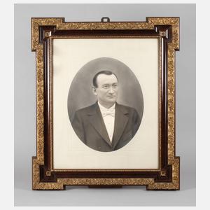 Gründerzeitrahmen mit ausgestellten Ecken um 1880