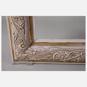 Goldstuckleiste mit Margeriten um 1900