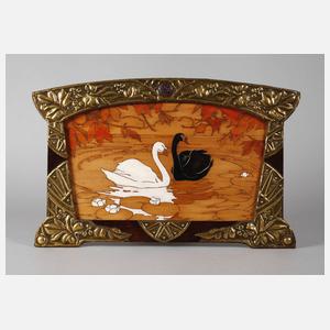 Jugendstilrahmen mit Applikationen