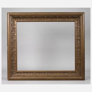 Goldstuckrahmen mit Akanthusblattfries um 1910