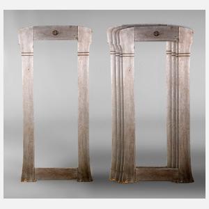 Vier Rahmenpendants Jugendstil um 1910