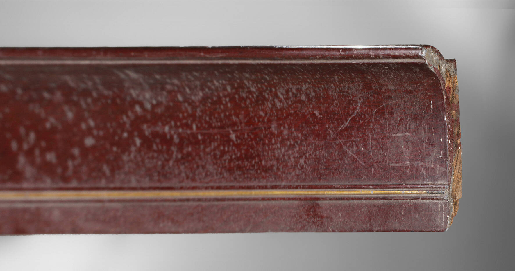 Braune Lackleiste um 1910