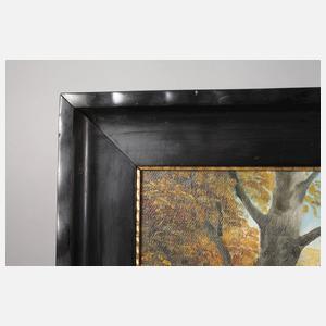 Schwarze Lackleiste um 1910