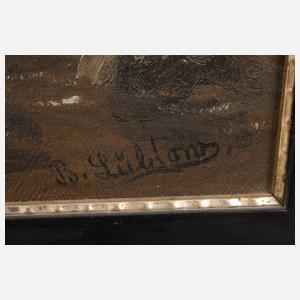 Schwarze Lackleiste um 1910