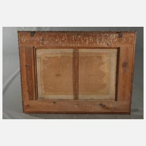 Rahmen mit Kerbschitzerei um 1930