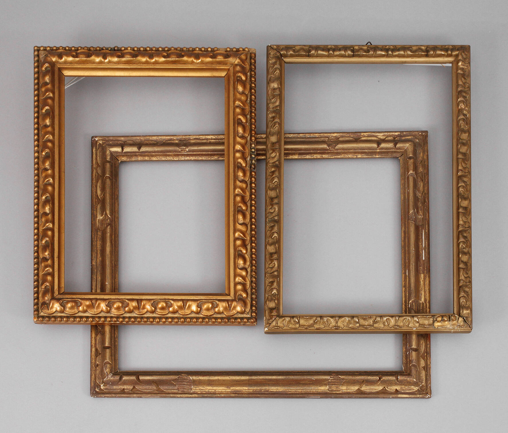 Konvolut drei Goldrahmen 20. Jh.