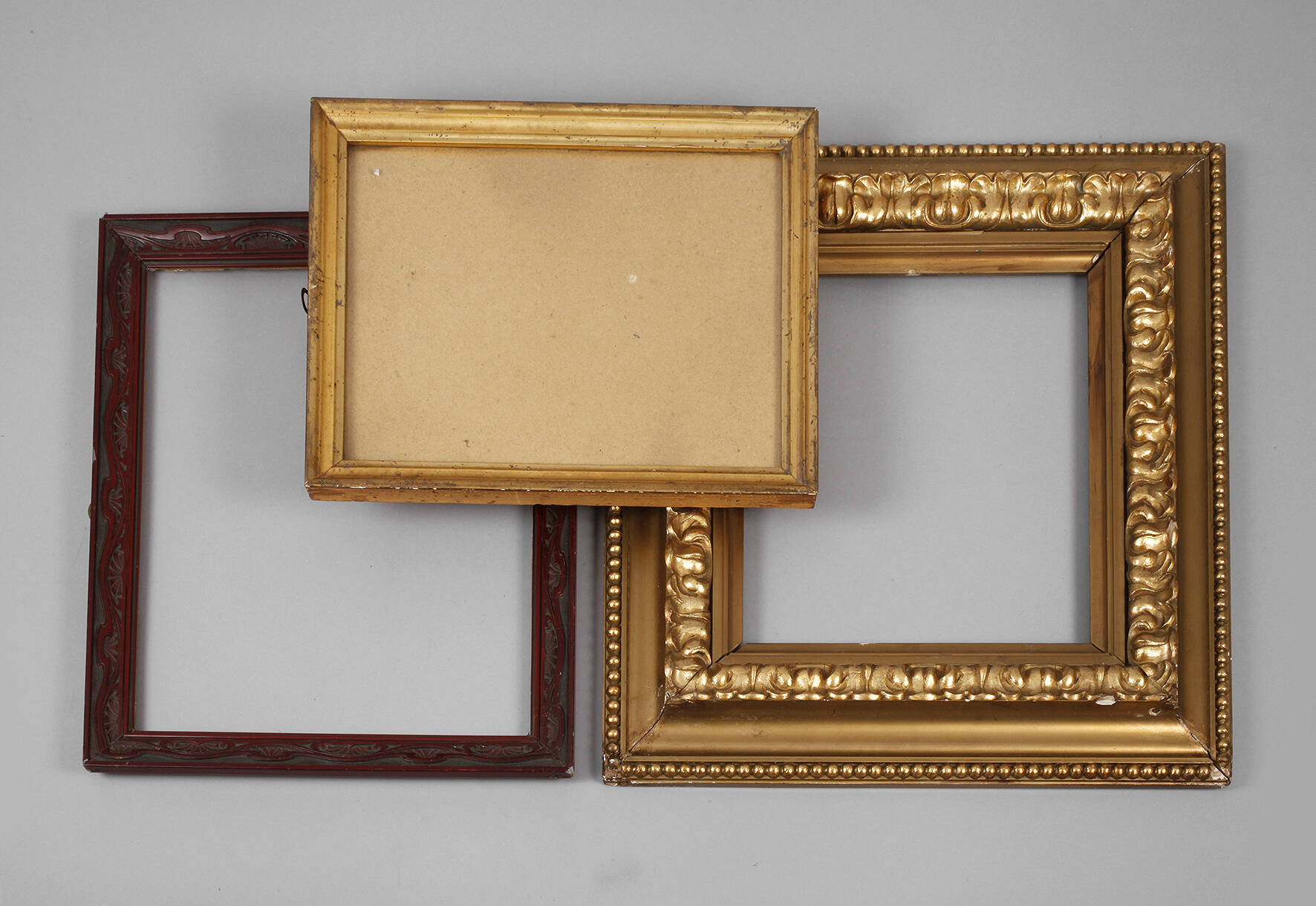Konvolut drei Leistenrahmen 19./20. Jh.