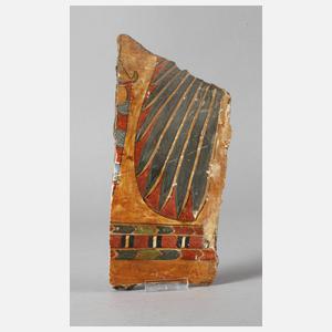 Fragment einer Mumienkartonage