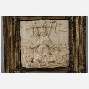 Kleines Elfenbeinrelief