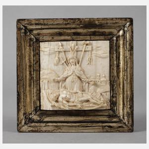 Kleines Elfenbeinrelief