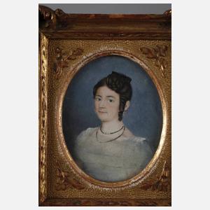 Vier biedermeierliche Miniaturen