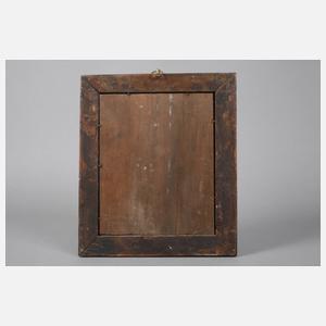 Scherenschnitt Mädchen mit Blumen