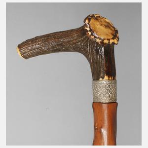 Schwerer jagdlicher Spazierstock