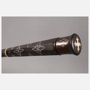 Drei Zeremonialstöcke Freimaurer