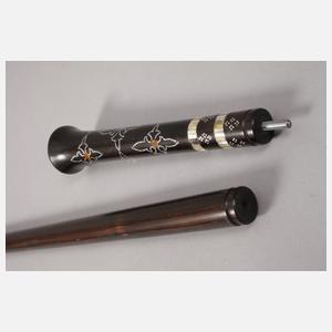 Drei Zeremonialstöcke Freimaurer