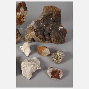 Sammlung Mineralien aus dem Erzgebirge