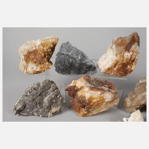 Sammlung Mineralien aus dem Erzgebirge