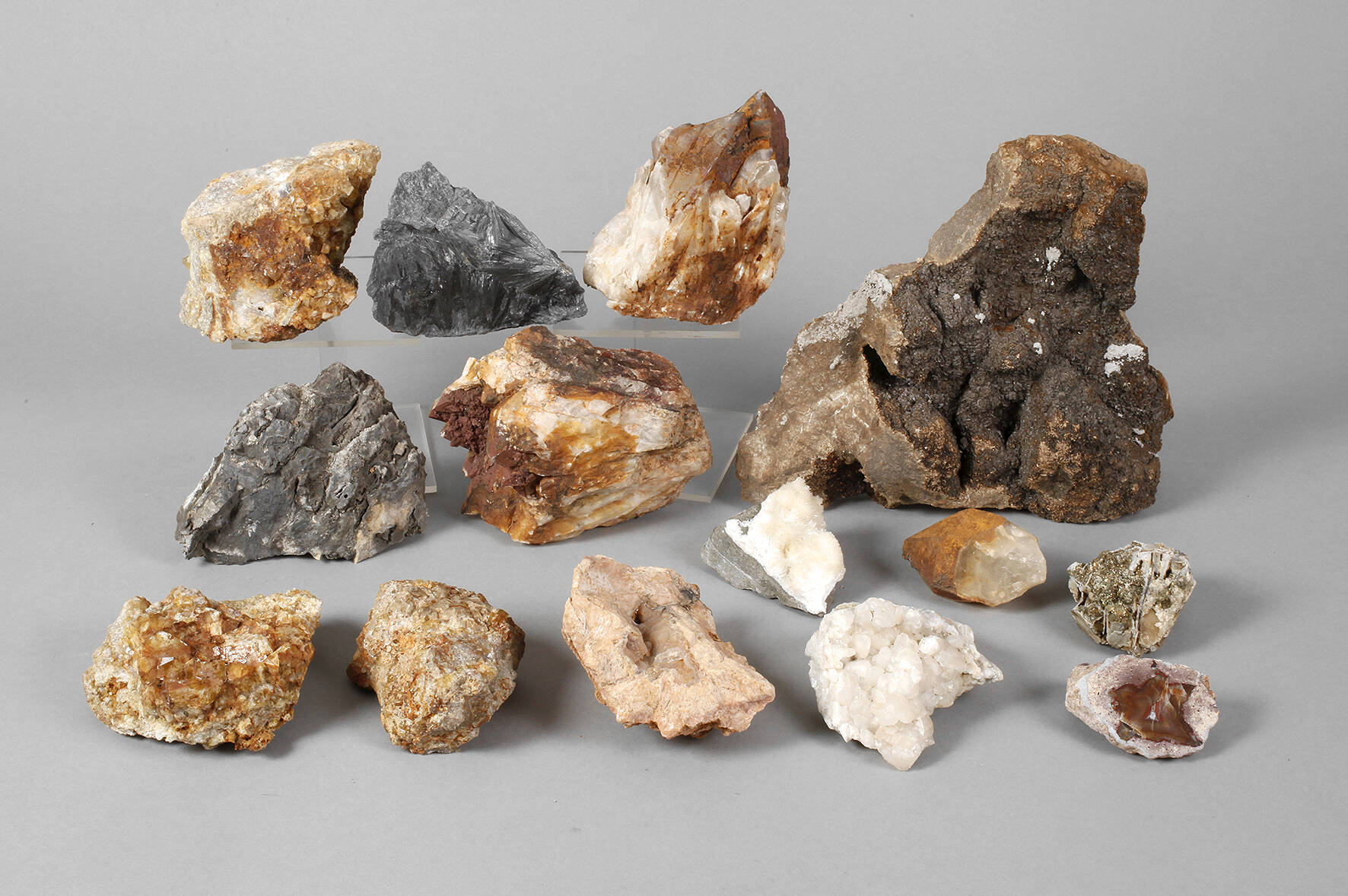 Sammlung Mineralien aus dem Erzgebirge