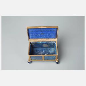 Deckeldose Lapislazuli