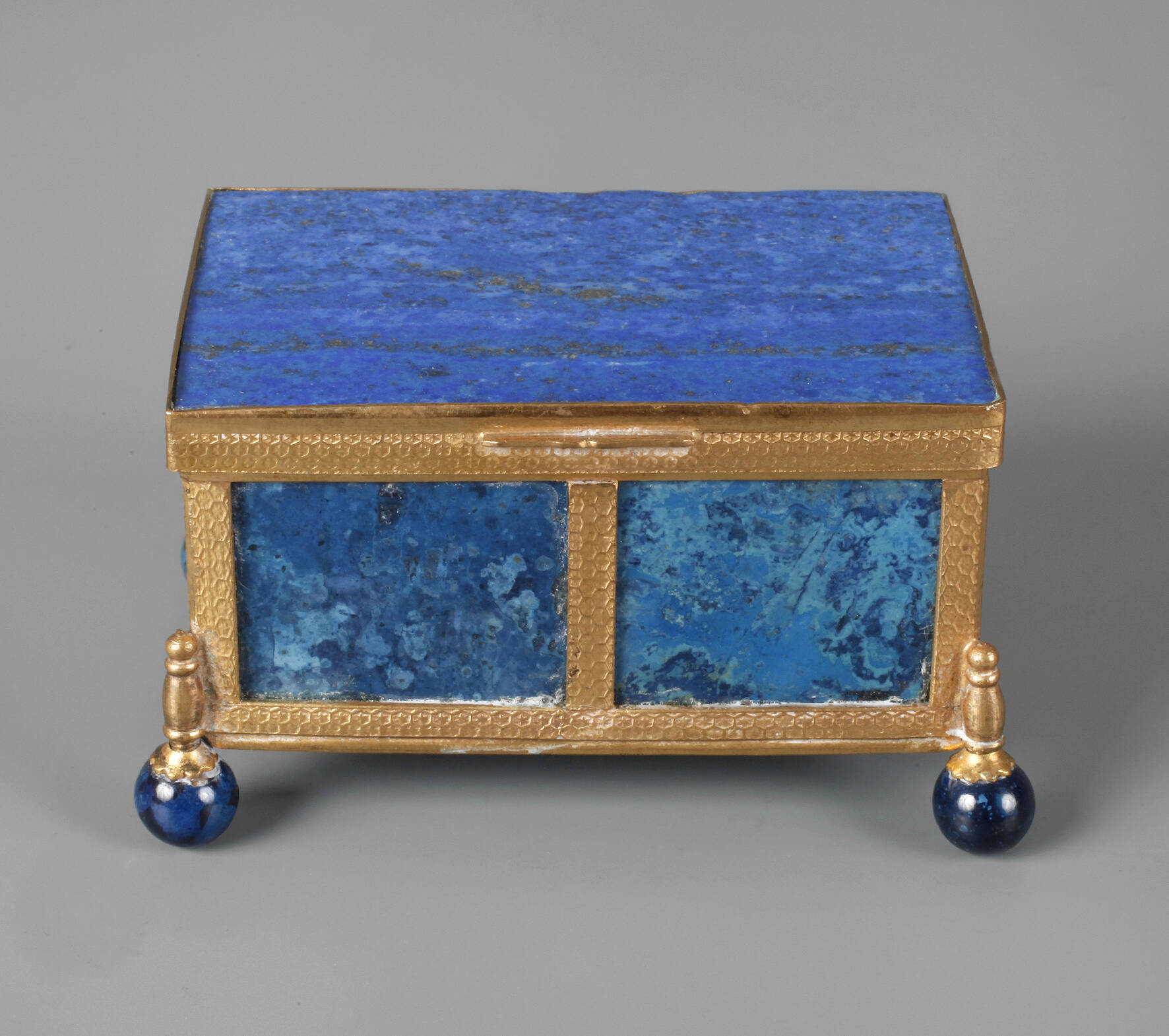 Deckeldose Lapislazuli