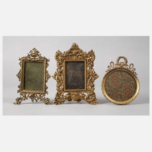 Drei Tischbilderrahmen