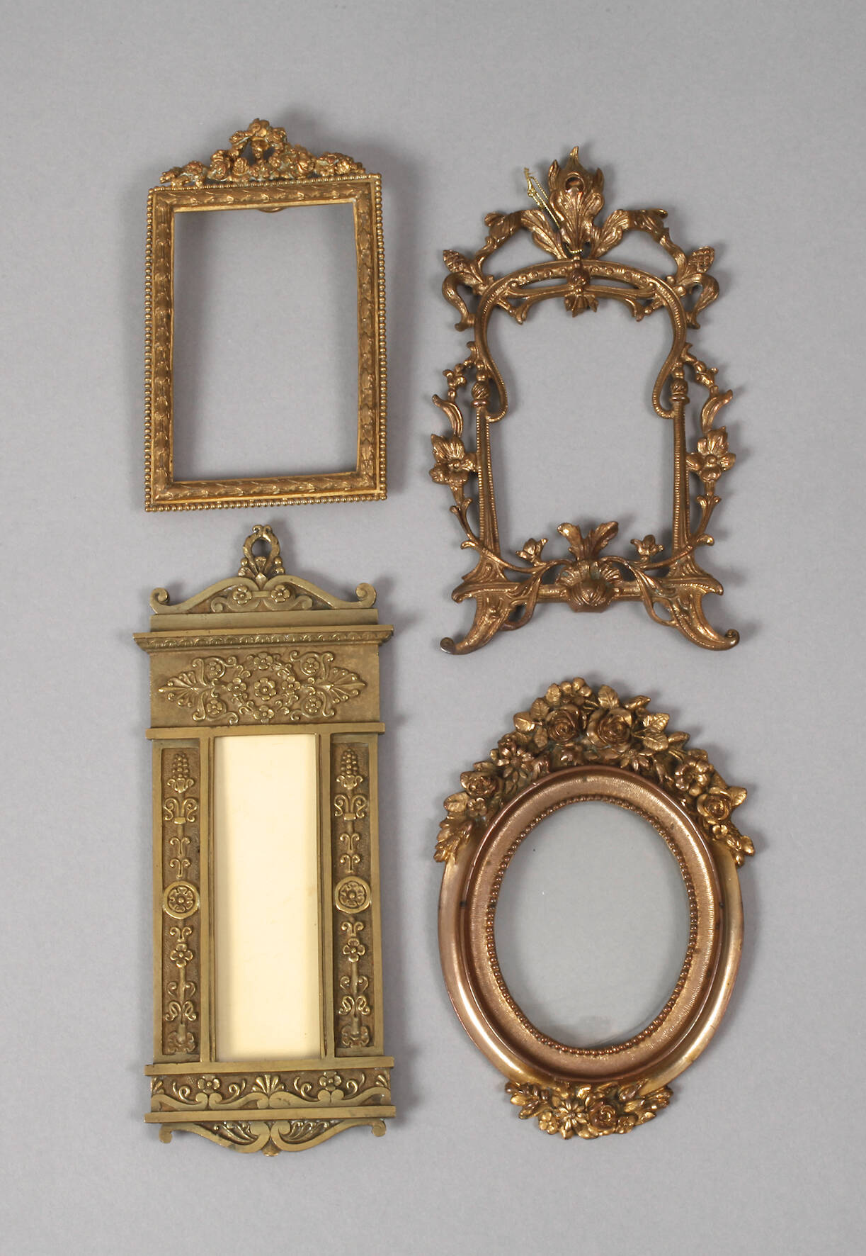 Vier Miniaturbilderrahmen