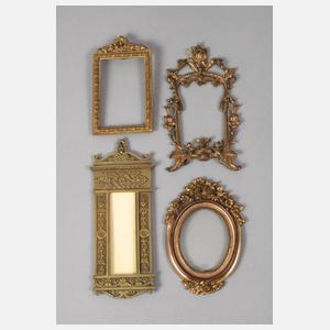 Vier Miniaturbilderrahmen