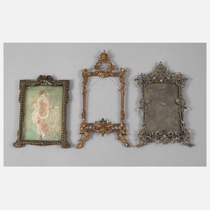 Drei Tischbilderrahmen