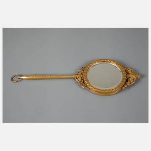 Handspiegel mit Miniatur